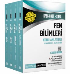 2023 KPSS ÖABT Fen Bilimleri Konu Anlatımlı Pegem Yayınları