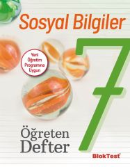 7. Sınıf Sosyal Bilgiler Öğreten Defter Bloktest Yayınları