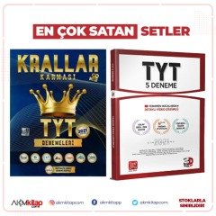 Bes Yayınları TYT Krallar Karması ve 3D Yayınları TYT Deneme Seti 2 Kitap