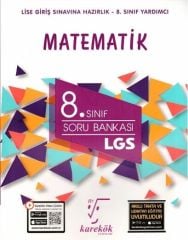 8.Sınıf LGS Matematik Soru Bankası Karekök Yayınları