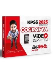 2023 KPSS Coğrafya Video Ders Notu HocaWebde Yayınları