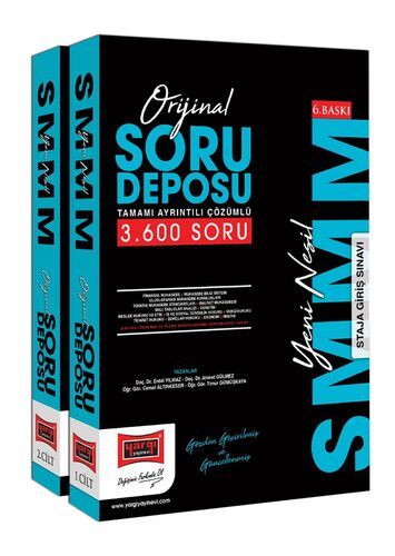 2023 SMMM Orjinal Tamamı Ayrıntılı Çözümlü Soru Deposu (2 Cilt) Yargı Yayınları