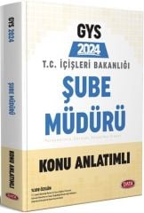 T.C. İçişleri Bakanlığı Şube Müdürü GYS Hazırlık Kitabı Data Yayınları