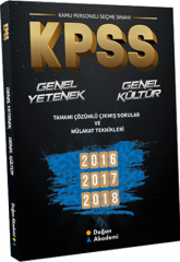 KPSS Genel Yetenek Genel Kültür Son Üç Yılın Çıkmış Soruları Doğan Akademi