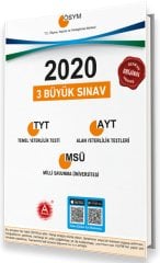 TYT AYT MSÜ 3 Büyük Sınav Seti A Yayınları