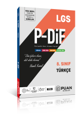 8. Sınıf LGS Türkçe PDİF Konu Anlatım Föyleri Puan Yayınları