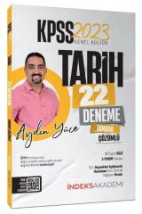 2023 KPSS Tarih 22 Deneme İndeks Akademi