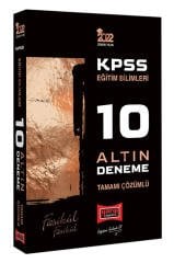 2022 KPSS Eğitim Bilimleri Tamamı Çözümlü Fasikül Fasikül 10 Altın Deneme Yargı Yayınları