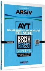 AYT Din Kültürü ve Ahlak Bilgisi Felsefe Çıkmış Sorular Konu Konu Son 7 Yıl Tıpkı Basım Arşiv Serisi Marka Yayınları