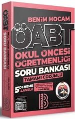 2022 ÖABT Okul Öncesi Öğretmenliği Tamamı Çözümlü Soru Bankası 5 Deneme İlaveli Benim Hocam