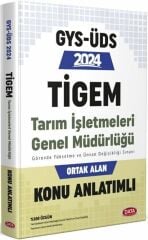 2024 Tarım İşletmeleri Genel Müdürlüğü TİGEM GYS Konu Anlatımı Data Yayınları