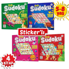 5-8 Yaş Stickerlı Sudoku Seti Yükselen Zeka Yayınları