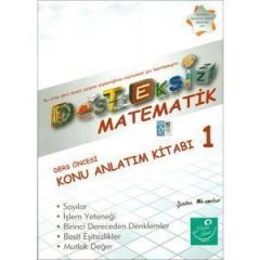 Desteksiz Matematik Ders Öncesi Konu Anlatım Kitabı 1 Kartezyen Yayınları