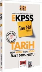 2026 E KPSS Tam Not Serisi Tarih Hem Konu Hem Soru Özet Ders Notu Yargı Yayınları