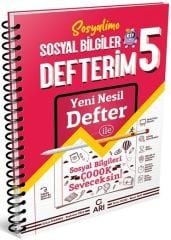 5. Sınıf Sosyal Bilgiler Defterim Sosyalimo Arı Yayıncılık