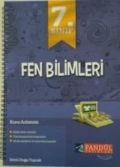 7. Sınıf Fen Bilimleri Defteri Pandül Yayınları