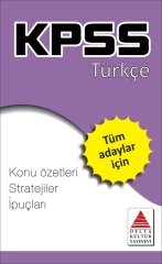 KPSS Türkçe Strateji Kartları Delta Kültür Yayınları