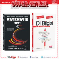 Tümay TYT Matematik Seti 2 ve AKM Dil Bilgisi Soru Bankası Seti 2 Kitap