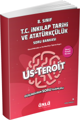 8. Sınıf T.C. İnkılap Tarihi ve Atatürkçülük Us-Teroit Soru Bankası Ünlü Yayıncılık