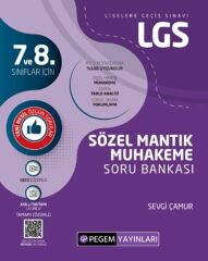 8. Sınıf LGS Sözel Mantık Muhakeme Soru Bankası Pegem Yayınları