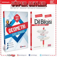 Lider Plus TYT AYT Geometri ve AKM Dil Bilgisi Soru Bankası Seti 2 Kitap
