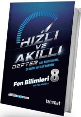 8. Sınıf LGS Fen Bilimleri Hızlı ve Akıllı Defter Tammat Yayıncılık