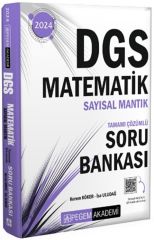 2024 DGS Matematik Sayısal Mantık Tamamı Çözümlü Soru Bankası Pegem Yayınları