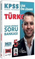 2024 KPSS Lise Ön Lisans 5Yüz Ekibi Türkçe Tamamı Çözümlü Soru Bankası Yargı Yayınları