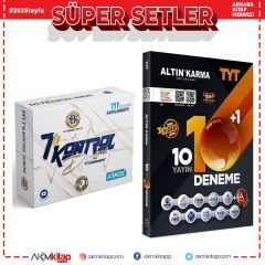 Altın Karma TYT 10 Deneme ve Bilgi Sarmal 7 Kontrol Deneme Seti 2 Kitap