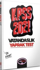 2021 KPSS Genel Kültür Vatandaşlık Çek Kopart Yaprak Test Yediiklim Yayınları