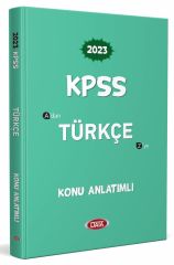 2023 KPSS Türkçe Konu Anlatımlı Data Yayınları