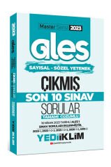 2023 ALES Sayısal Sözel Yetenek Çıkmış Son 10 Sınav Tamamı Çözümlü ALES-1 Dahil Yediiklim Yayınları