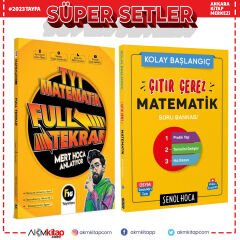 F10 TYT Matematik Full Tekrar Video Ders Kitabı ve Şenol Hoca Çıtır Çerez Soru Bankası Seti 2 Kitap