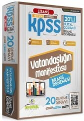KPSS Vatandaşlığın Manifestosu 20 Deneme Çözümlü İnformal Yayınları