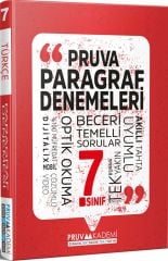 7. Sınıf Paragraf Deneme Pruva Akademi