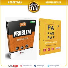 Kaplan Akademi PDF Çözümlü TYT Problemler ve Ankara Kitap Merkezi Paragraf Soru Bankası Seti 2 Kitap