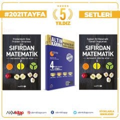 Adım Adım Sıfırdan Matematik 1 ve 2 Altın Karma Paragraf Soru Bankası 3 Kitap Set