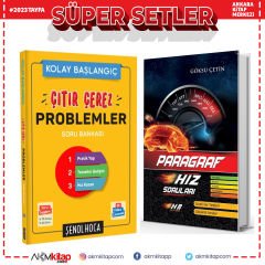 Şenol Hoca Çıtır Çerez Problemler ile Hız ve Renk Paragraf Soru Bankası Seti 2 Kitap