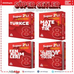 Örnek Akademi 8.Sınıf Süper İkili Seti 4 Kitap