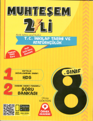 8. Sınıf Muhteşem İkili T.C. İnkılap Tarihi ve Atatürkçülük Seti Örnek Akademi