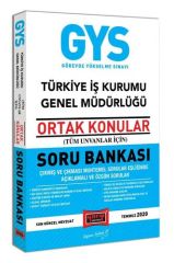 GYS Türkiye İş Kurumu Genel Müdürlüğü Ortak Konular Soru Bankası Yargı Yayınları