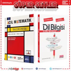 Acil Trigonometri ve AKM Dil Bilgisi Soru Bankası Seti 2 Kitap