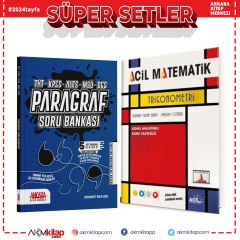 Acil Trigonometri ve AKM Paragraf Soru Bankası Seti 2 Kitap