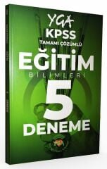 KPSS Eğitim Bilimleri 5 Deneme Çözümlü YGA Akademi Yayınları