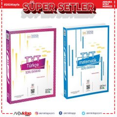 Üç Dört Beş TYT Türkçe ve Matematik Soru Bankası 2 Kitap Set