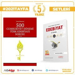 Altın Anahtar 500 Cumhuriyet Dönemi Türk Edebiyatı ve Limit Edebiyat El Kitabı Seti 2 Kitap