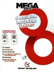 8. Sınıf MEGA 6 Adımda 1. Dönem Tekrarı Cevap Yayınları