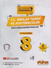 8. Sınıf T.C. İnkılap Tarihi ve Atatürkçülük Ünite Değerlendirme Sınavı Spoiler Yayınları