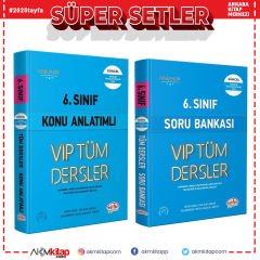 Editör Yayınları 6.Sınıf VİP Tüm Dersler Konu ve Soru Seti 2 Kitap