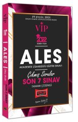 2022 ALES VIP Tamamı Çözümlü Son 7 Sınav Çıkmış Sorular Yargı Yayınları